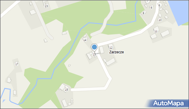 Udórz, Udórz, 13, mapa Udórz