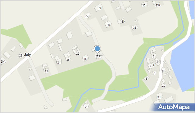 Udórz, Udórz, 27A, mapa Udórz