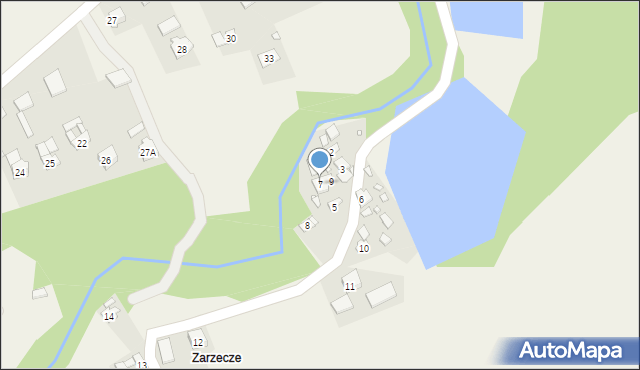 Udórz, Udórz, 7, mapa Udórz