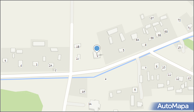 Udrycze-Wola, Udrycze-Wola, 1, mapa Udrycze-Wola