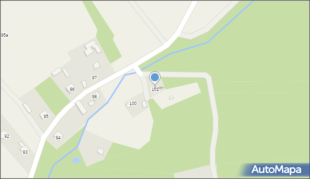 Udrycze-Wola, Udrycze-Wola, 101, mapa Udrycze-Wola