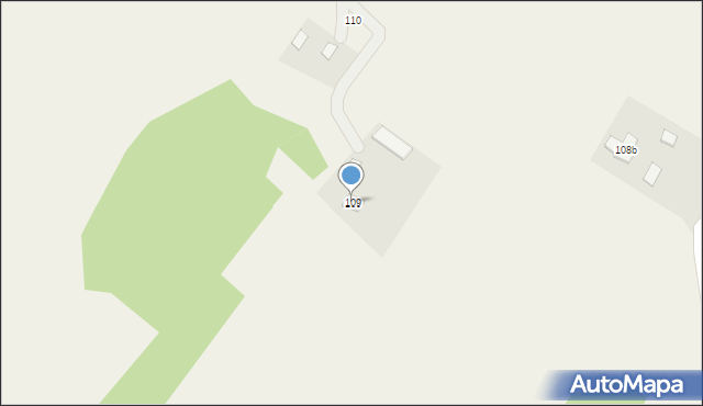 Udrycze-Wola, Udrycze-Wola, 109, mapa Udrycze-Wola