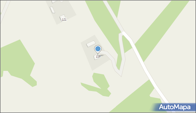 Udrycze-Wola, Udrycze-Wola, 119, mapa Udrycze-Wola