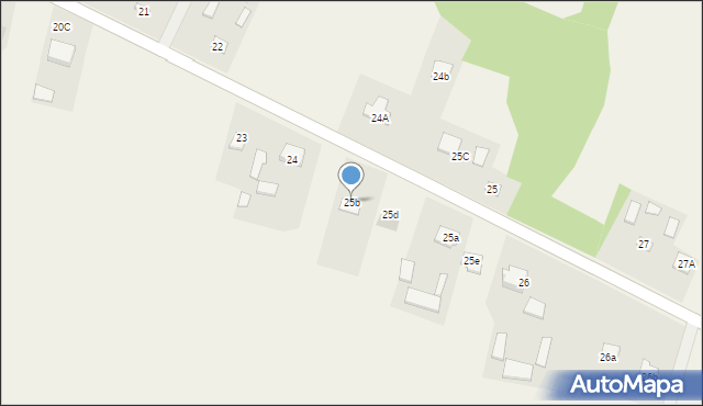 Udrycze-Wola, Udrycze-Wola, 25b, mapa Udrycze-Wola
