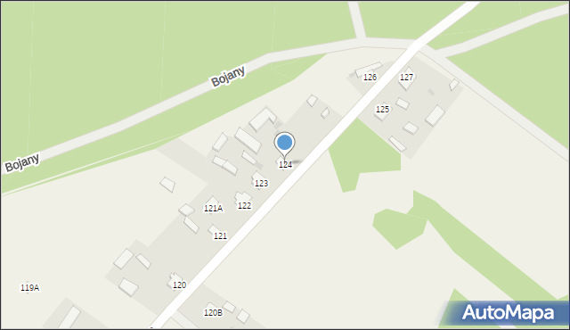 Udrzyn, Udrzyn, 124, mapa Udrzyn