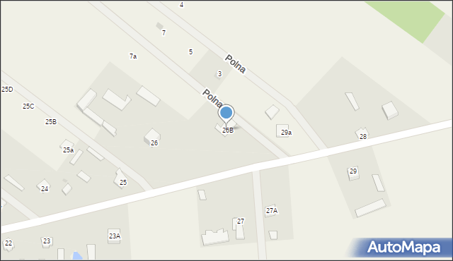 Udrzyn, Udrzyn, 26B, mapa Udrzyn