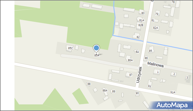 Udrzynek, Udrzynek, 85A, mapa Udrzynek
