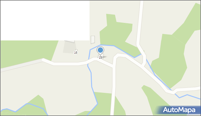 Udziejek, Udziejek, 13, mapa Udziejek