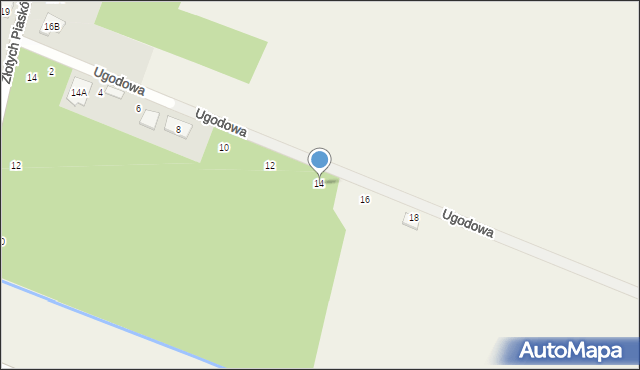 Antoninów, Ugodowa, 14, mapa Antoninów