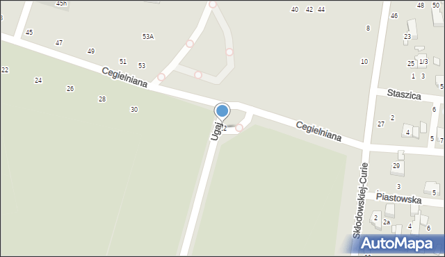 Tomaszów Mazowiecki, Ugaj, 22, mapa Tomaszów Mazowiecki