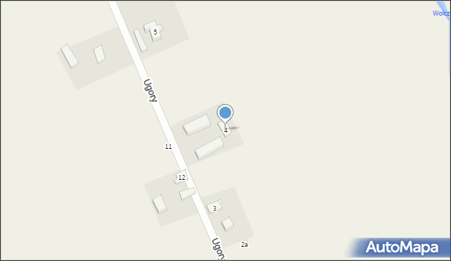 Ugory, Ugory, 4, mapa Ugory
