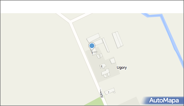 Ugory, Ugory, 9, mapa Ugory