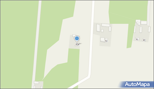 Ugoszcz, Ugoszcz, 92a, mapa Ugoszcz