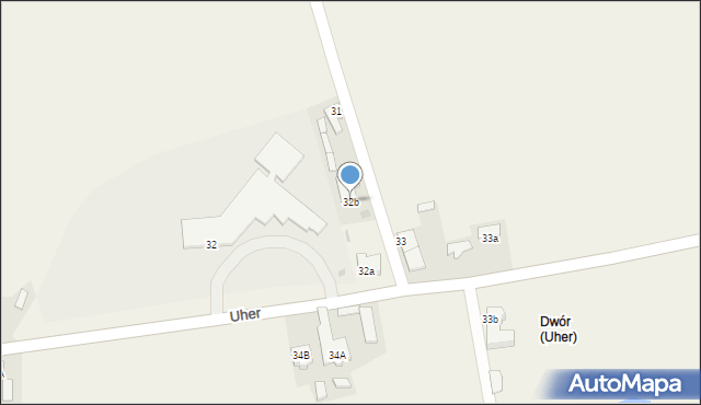 Uher, Uher, 32b, mapa Uher