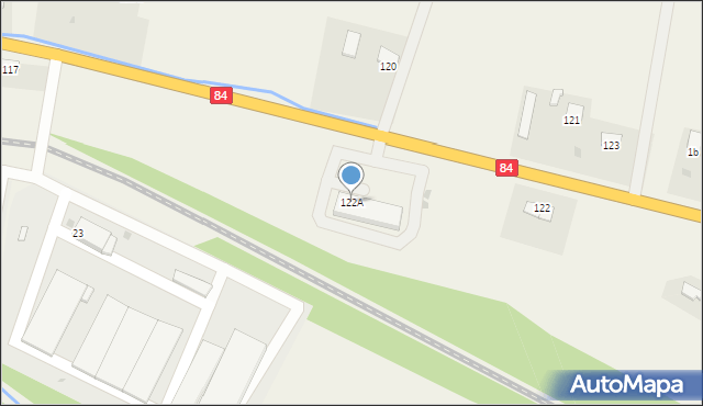 Uherce Mineralne, Uherce Mineralne, 122A, mapa Uherce Mineralne