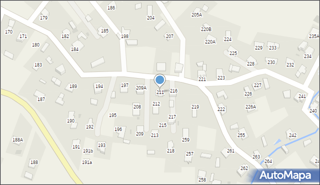 Uherce Mineralne, Uherce Mineralne, 211, mapa Uherce Mineralne