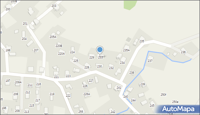 Uherce Mineralne, Uherce Mineralne, 233, mapa Uherce Mineralne