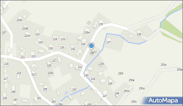 Uherce Mineralne, Uherce Mineralne, 238, mapa Uherce Mineralne