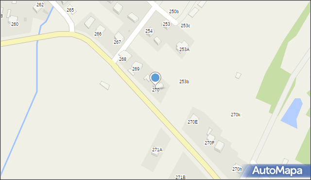 Uherce Mineralne, Uherce Mineralne, 270, mapa Uherce Mineralne
