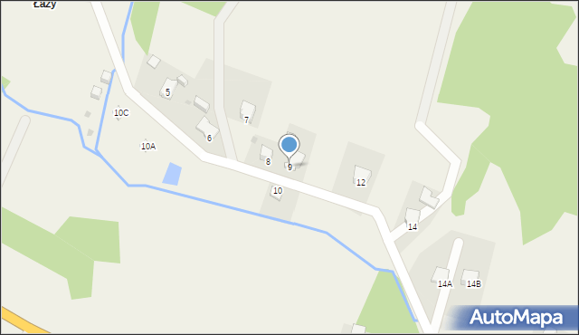Uherce Mineralne, Uherce Mineralne, 9, mapa Uherce Mineralne