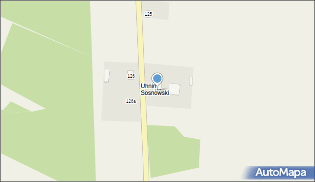 Uhnin, Uhnin, 127, mapa Uhnin