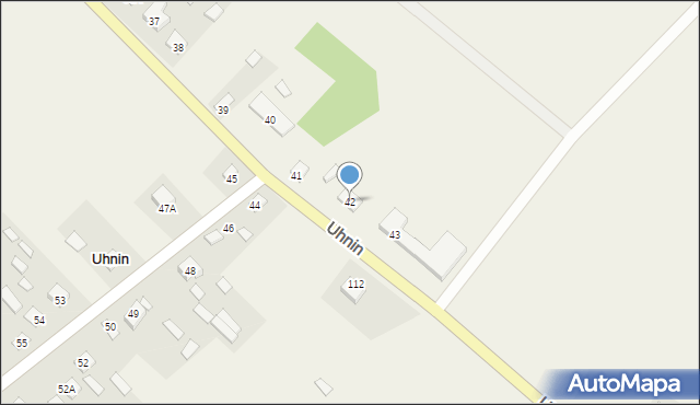 Uhnin, Uhnin, 42, mapa Uhnin