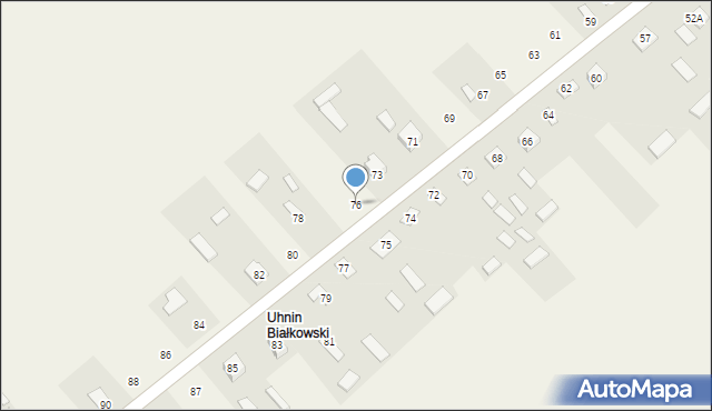 Uhnin, Uhnin, 76, mapa Uhnin