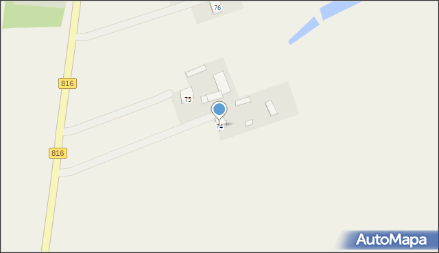 Uhrusk, Uhrusk, 74, mapa Uhrusk