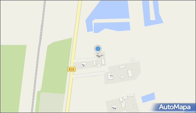 Uhrusk, Uhrusk, 78a, mapa Uhrusk