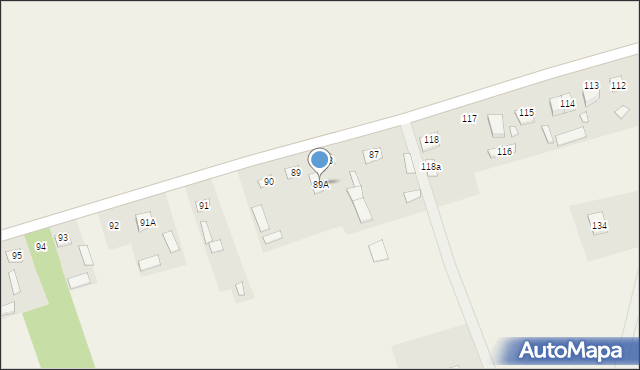 Uhrusk, Uhrusk, 89A, mapa Uhrusk