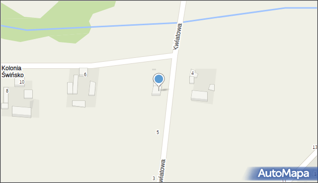 Kwiatkówka, Ujezdzka, 9, mapa Kwiatkówka