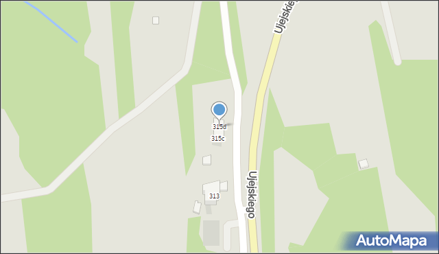 Myślenice, Ujejskiego Kornela, 315d, mapa Myślenice
