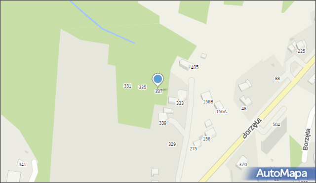 Myślenice, Ujejskiego Kornela, 337, mapa Myślenice