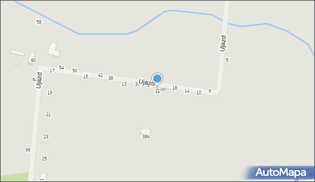 Piotrków Trybunalski, Ujazd, 11, mapa Piotrków Trybunalski