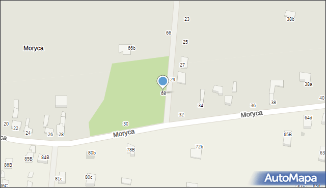 Piotrków Trybunalski, Ujazd, 68, mapa Piotrków Trybunalski