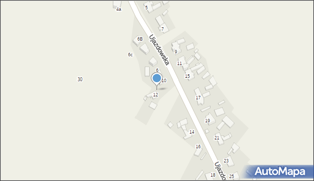 Sieroniowice, Ujazdowska, 12a, mapa Sieroniowice