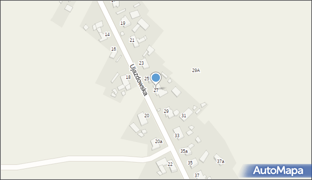 Sieroniowice, Ujazdowska, 27, mapa Sieroniowice