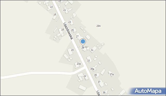 Sieroniowice, Ujazdowska, 29, mapa Sieroniowice