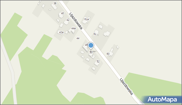 Sieroniowice, Ujazdowska, 50, mapa Sieroniowice