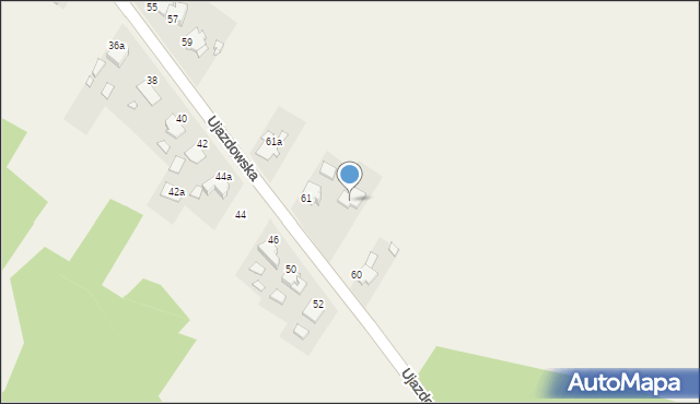 Sieroniowice, Ujazdowska, 63b, mapa Sieroniowice