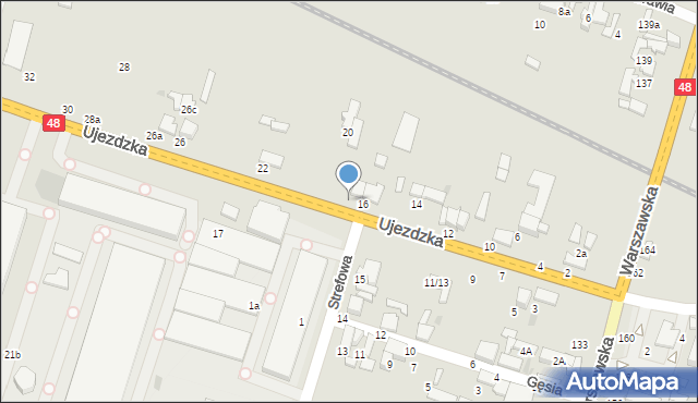 Tomaszów Mazowiecki, Ujezdzka, 18, mapa Tomaszów Mazowiecki