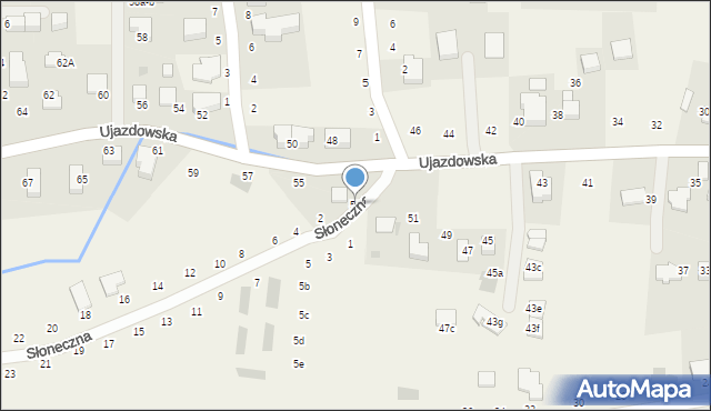 Tomaszowice, Ujazdowska, 53, mapa Tomaszowice