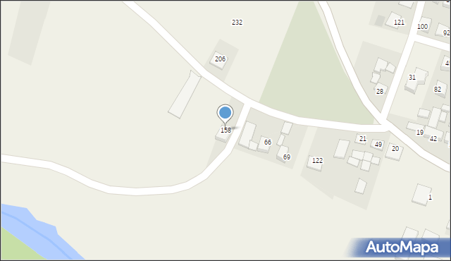 Ujanowice, Ujanowice, 158, mapa Ujanowice