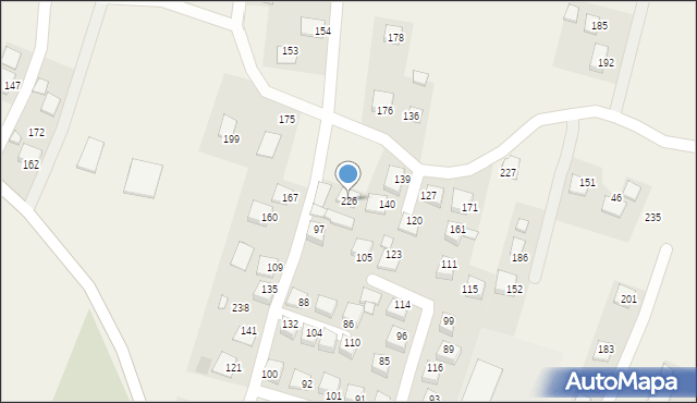 Ujanowice, Ujanowice, 226, mapa Ujanowice