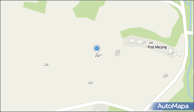 Ujanowice, Ujanowice, 234, mapa Ujanowice