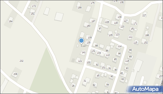 Ujanowice, Ujanowice, 238, mapa Ujanowice