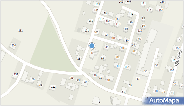 Ujanowice, Ujanowice, 31, mapa Ujanowice