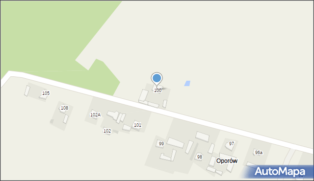 Ujazd, Ujazd, 100, mapa Ujazd