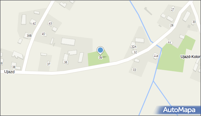 Ujazd, Ujazd, 34, mapa Ujazd