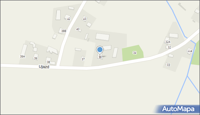 Ujazd, Ujazd, 36, mapa Ujazd